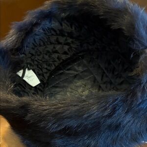 Black Mink Fur Bucket Hat from Moscow.